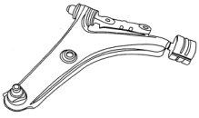 SUZUKI 4520860E01 Suspension Control Arm-Lower